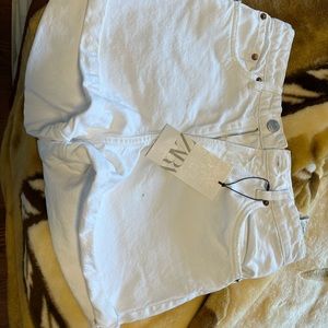 Zara Mom Jean Shorts